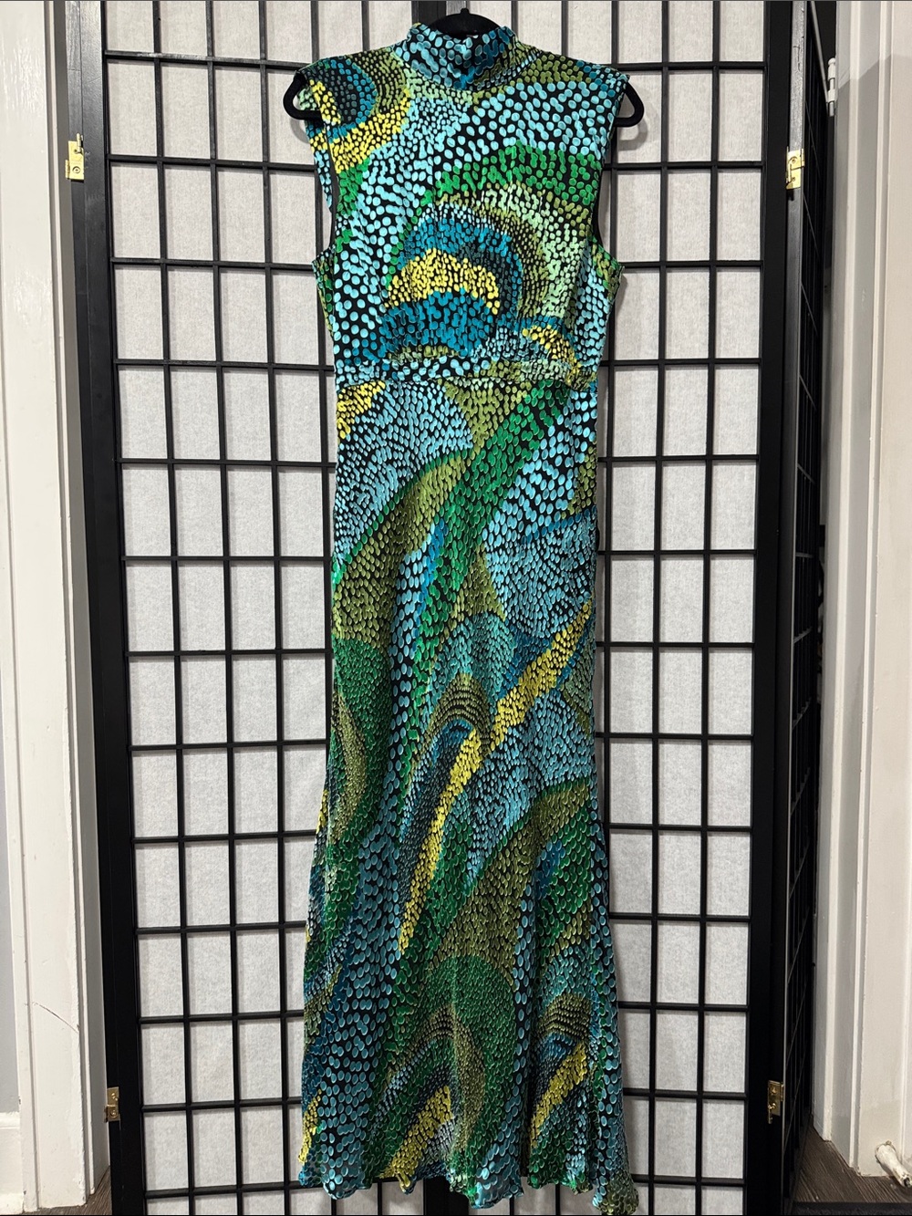 SALONI size 12 Fleur Dot Print Dress Rent the Runway - Picture 5 of 17